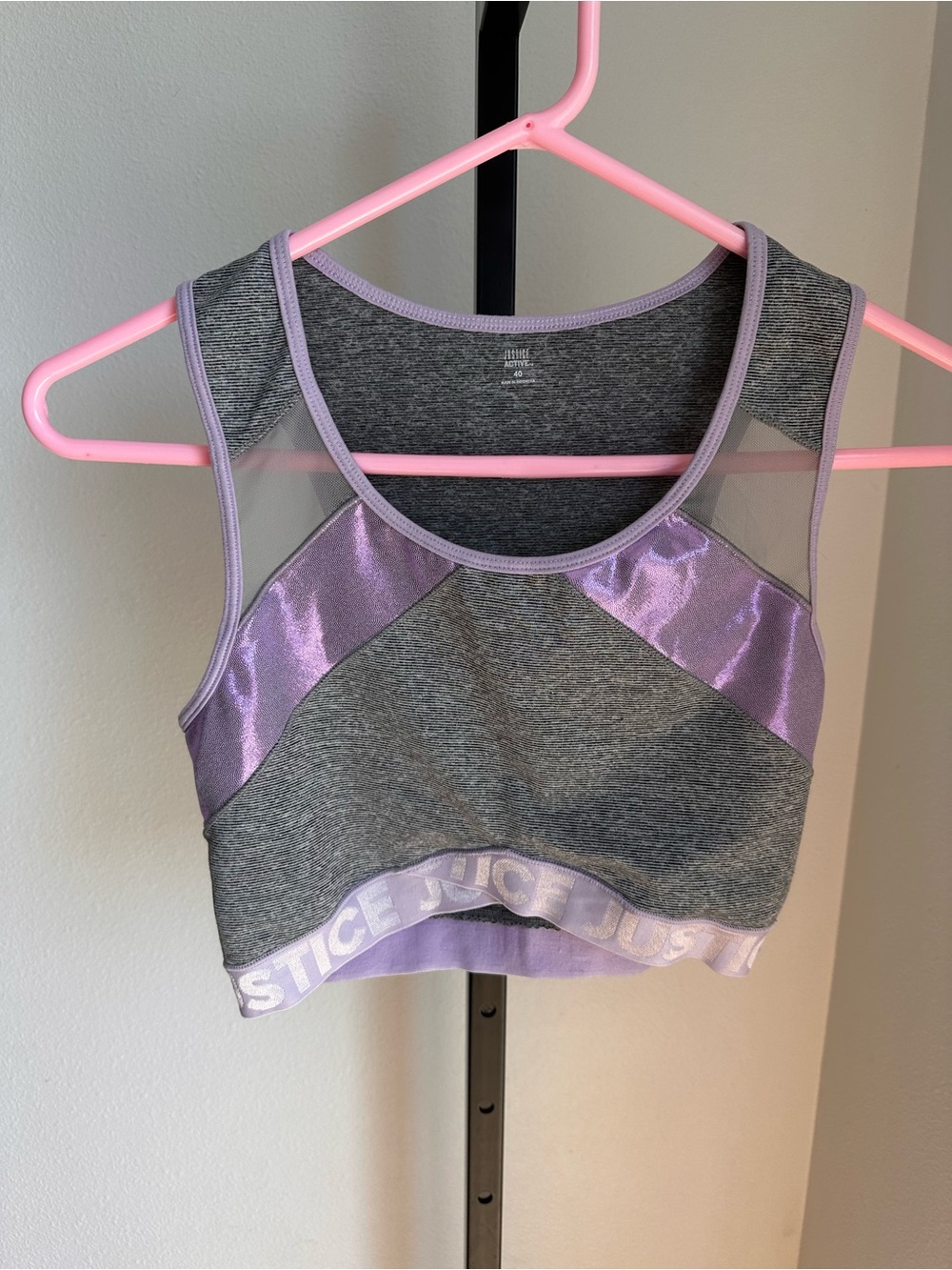 Justice 2X sports bra
